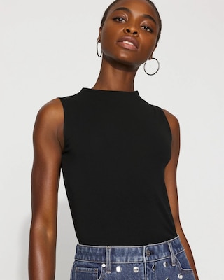 WHBM FORME™ All Ways Stretch High-Crewneck Tank Top | White House